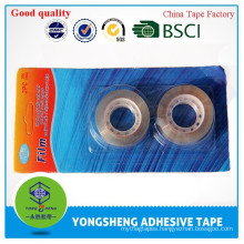 BOPP transparent packing adhesive tape,statonery tape with blister card pack